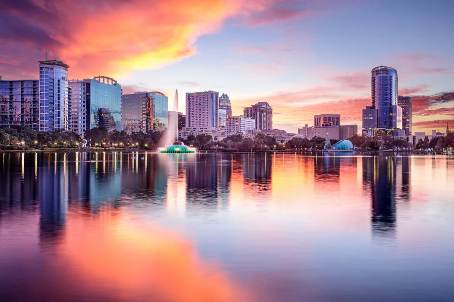 Lake Eola in Orlando, FL